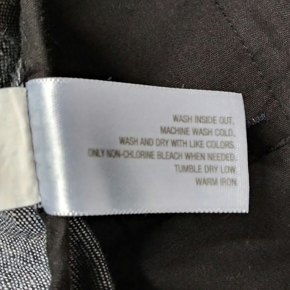 Old Navy Blue Dark Wash Collared Long Sleeve Double Breasted Denim Jean Jacket - Picture 7 of 7